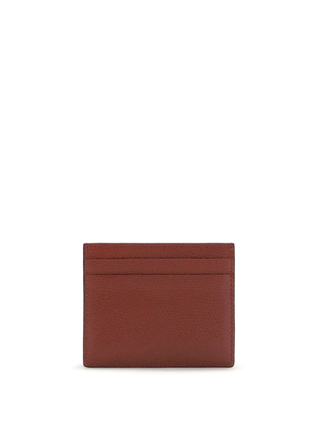 Valentino Garavani VLogo Signature Card Holder - Blood Red