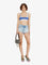 Diesel Blue denim shorts with destroyed effect - Jeans
