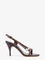 Miu Miu Leather sandals with metal detail - Moro