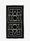 Toteme Cotton beach towel - Blacktofu