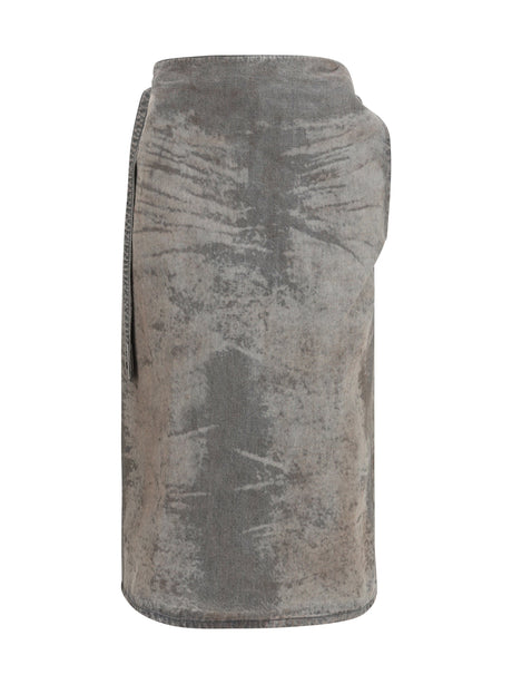 Diesel De-Morika-Fsi flared midi Skirt - 2