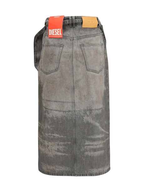 Diesel De-Morika-Fsi flared midi Skirt - 2