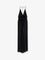 Self Portrait Gathered jersey long dress - Black