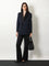 Bottega Veneta Wool blazer with Intrecciato detail - Midnightblue