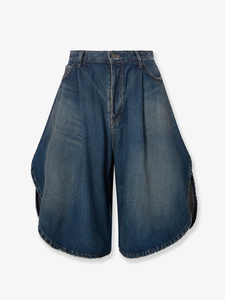 Balenciaga Cotton Bermuda shorts - Dark Ocean