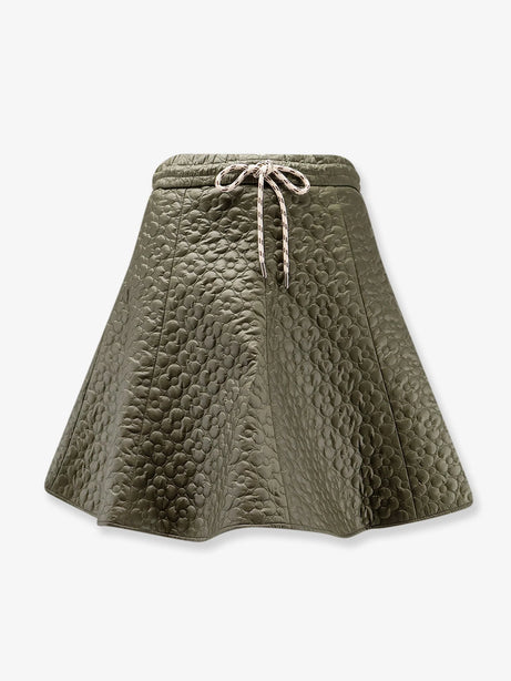 Moncler Quilted nylon skirt - Verde