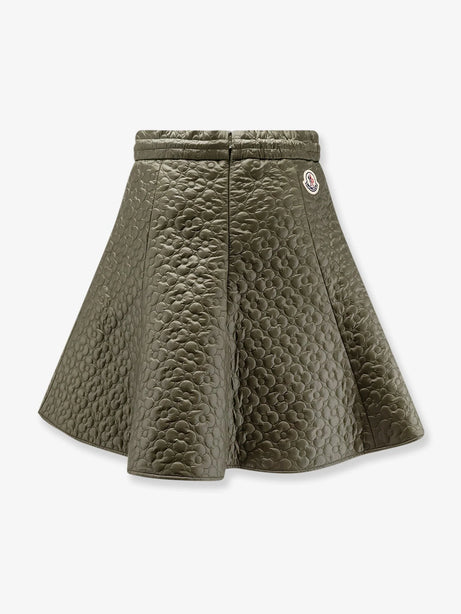 Moncler Quilted nylon skirt - Verde