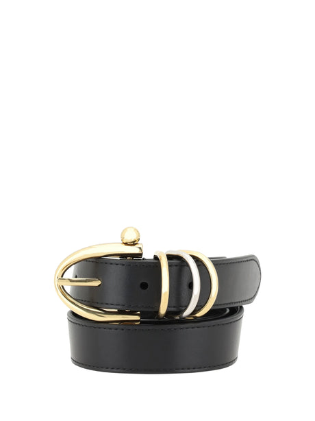 Chloé Leather Bracelet Belt - Black