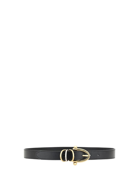 Chloé Leather Bracelet Belt - Black