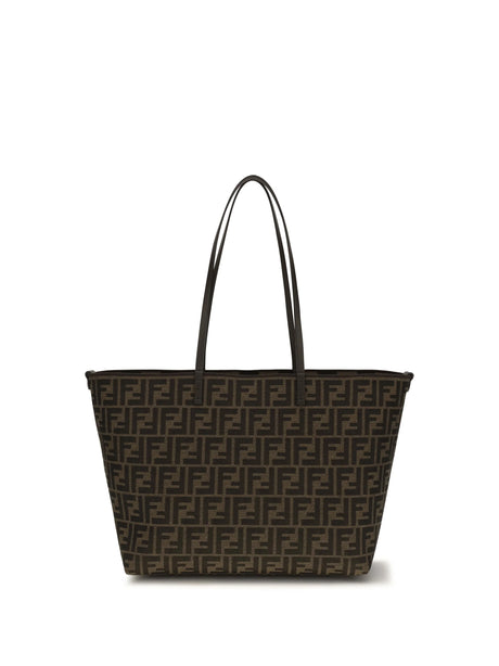 Fendi Roll medium Tote Bag - T.Moro+R.Ebano+Os