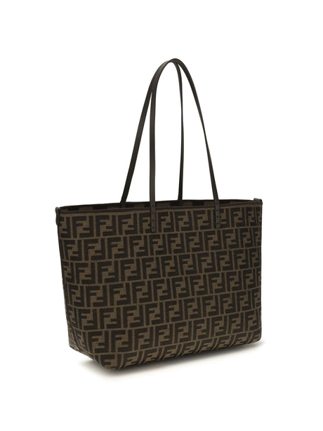 Fendi Roll medium Tote Bag - T.Moro+R.Ebano+Os