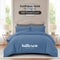 Hillcrest ComfyLux Solid 988TC Fitted Sheet Set No Quilt Cover - 6 Colours