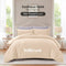 Hillcrest ComfyLux Solid 988TC Fitted Sheet Set No Quilt Cover - 6 Colours