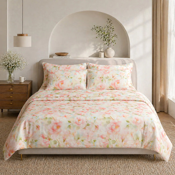 Hillcrest Noelcool Cooling Printed Fitted Sheet Set