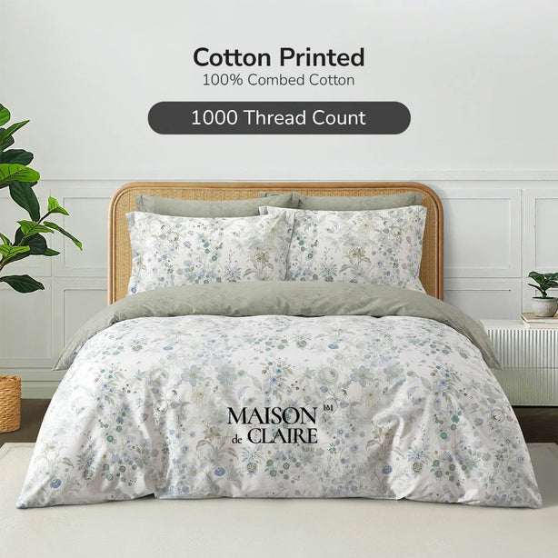 Maison De Claire 1000TC Combed Cotton Printed Bedding Collection