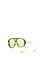 Bottega Veneta Drop Aviator Sunglasses - Black-Gold-Yellow