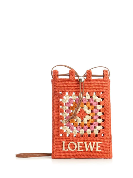 Loewe Paula'S Ibiza Pocket With Drawstring - Orange