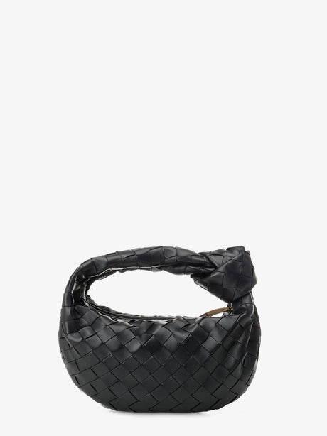 Bottega Veneta Mini Jodie leather handbag with Intrecciato motif - Nocturnal