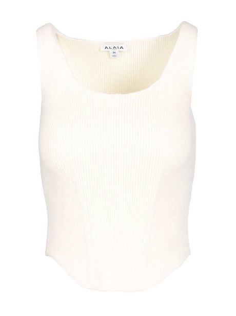 AlaïA Top Corset - White