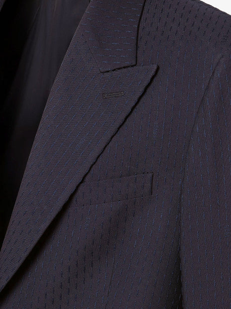 Fendi Formal wool and cotton blazer - Abisso