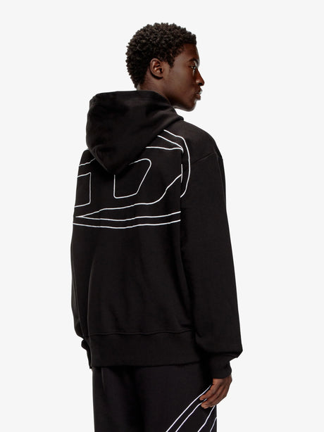 Diesel S-Macs cotton sweatshirt - Nero