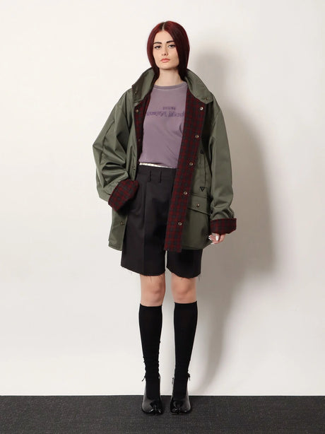 Maison Margiela Cotton T-shirt with rewashed effect - Aubergine