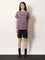 Maison Margiela Cotton T-shirt with rewashed effect - Aubergine