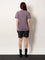 Maison Margiela Cotton T-shirt with rewashed effect - Aubergine