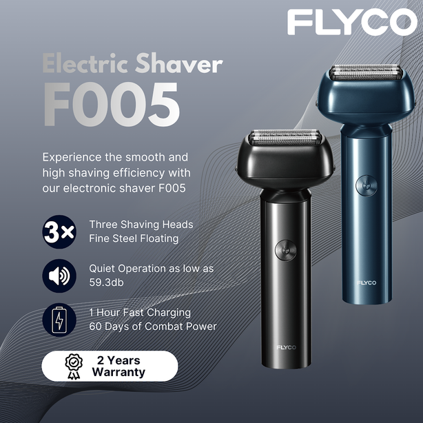FLYCO Electric Men's Shaver F005 Grey