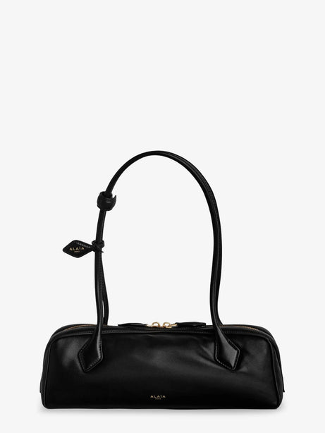 Alaia Le Teckel leather shoulder bag - Noir