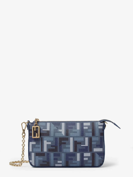 Fendi Pouch Baguette FF jacquard fabric shoulder bag - Mirto+Mlc+Os