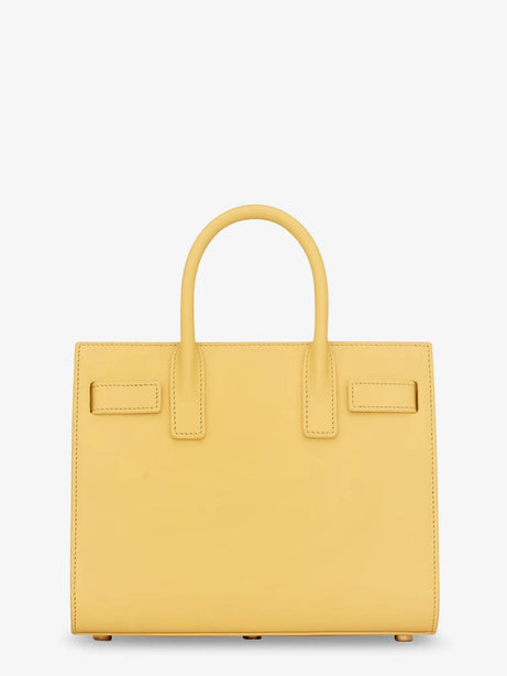 Saint Laurent Sac de Jour Nano leather crossbody bag - Soft Lemon
