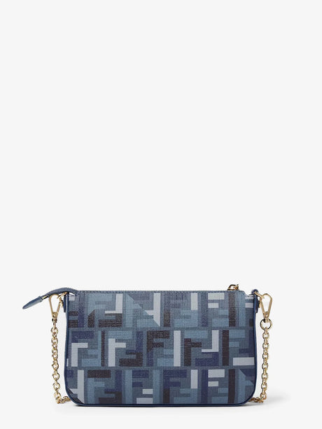 Fendi Pouch Baguette FF jacquard fabric shoulder bag - Mirto+Mlc+Os