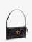 Valentino Garavani DeVain Leather Shoulder Bag with Metal VLogo Signature - Nero