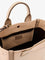 Chloe' Chloé Carry canvas crossbody bag - Blushy Beige
