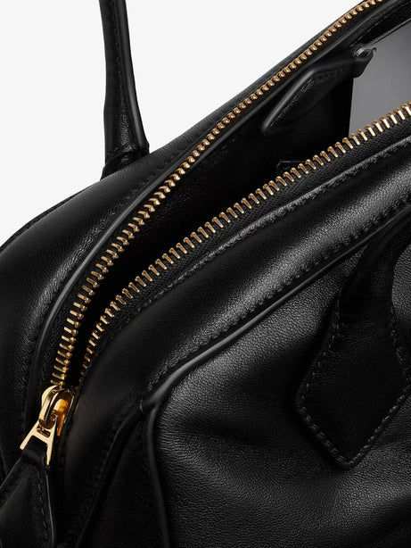 Alaia Le Teckel leather shoulder bag - Noir