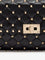 Valentino Garavani Rockstud Spike leather crossbody bag with iconic all-over studs - Nero