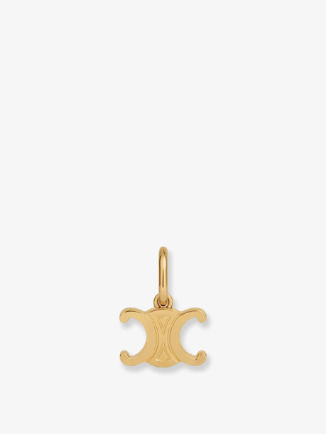 Celine Celine Triomphe brass charm - Gold