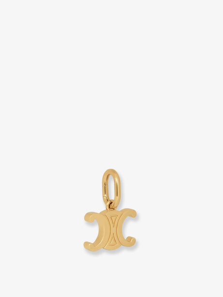 Celine Celine Triomphe brass charm - Gold