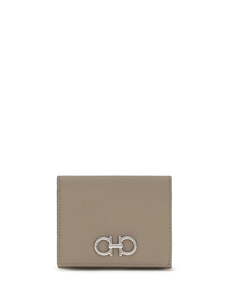 Ferragamo Gancini Wallet - Taupe Grey