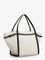 Tod'S Tim canvas and leather Medium Shopping Bag - Bianco