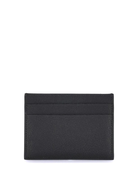 Balenciaga Leather Card Holder - Black