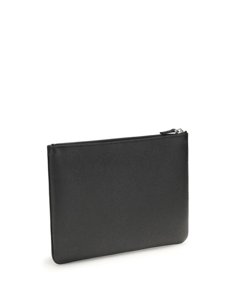Valentino Garavani Leather Pouch - Black