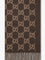 Gucci GG cashmere scarf - Brownbeige