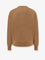 Saint Laurent Certified cotton sweatshirt with logoed label - Marrone
