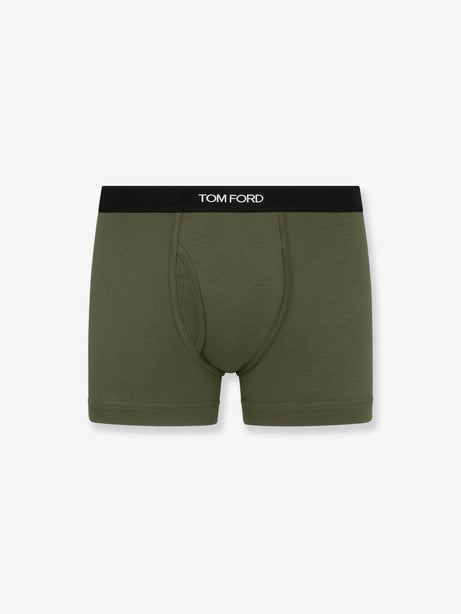Tom Ford Stretch cotton boxer briefs - Militarygreen