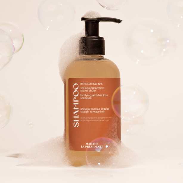 Anti-hair Loss Shampoo Resolution N°5 for Straight to Wavy Hair 250ml