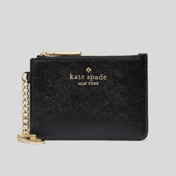 KATE SPADE Key Ring Card Holder Black RS-KN771