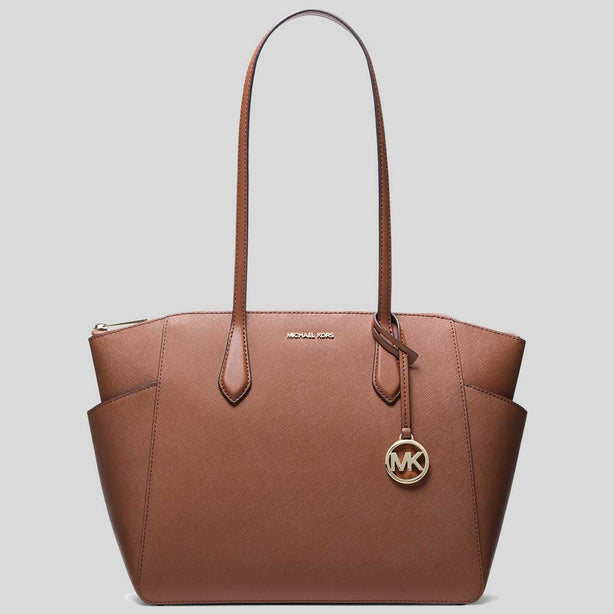 MICHAEL KORS Marilyn Medium Saffiano Leather Tote Bag Luggage RS-35F5G6AT2L