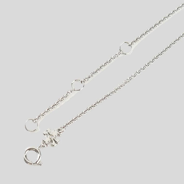 TORY BURCH Miller Pave Chain Bracelet Tory Silver RS-80997